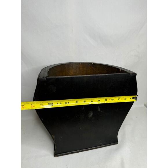 Vintage Wood & Weave Panel Decorative wall Planter - Picture 9 of 10